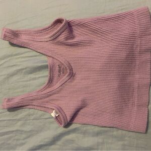 Lavender Ribbed Tank Top